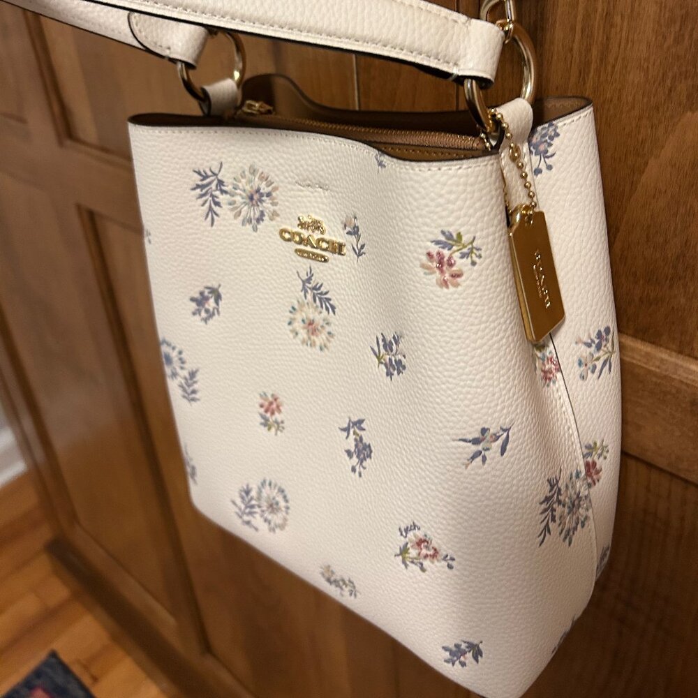 Coach Floral Bucket Bag